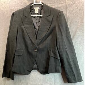 FYLO Suits Womens Size 14 Black Formal Top Blazer
